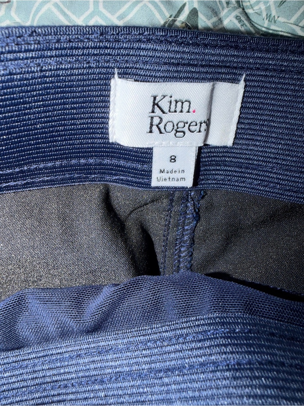 Kim Rogers Navy Blue Women's Bermuda Shorts - Picture 6 of 9